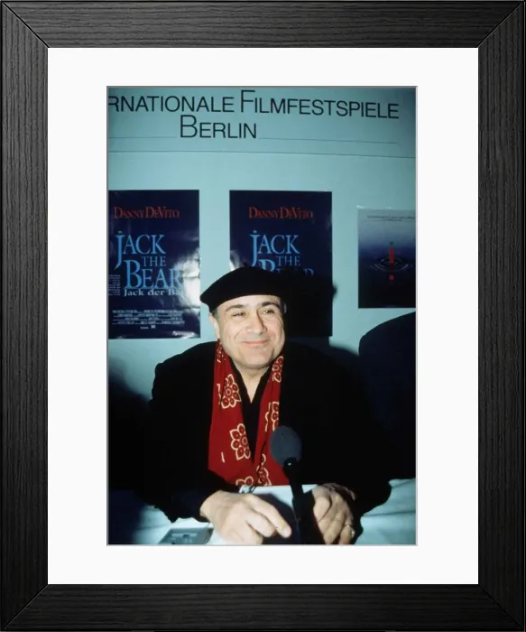 Framed Print : Danny DeVito American actor at Berlin Film Festival 1993