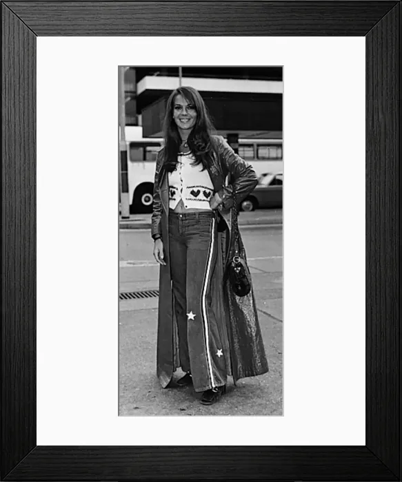Framed Print : Natalie Wood American actress 1972