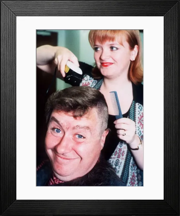 Framed Print : Gregor Fisher Scottish actor comedian 1994 Framed Print : Gregor Fisher Scottish actor comedian 1994