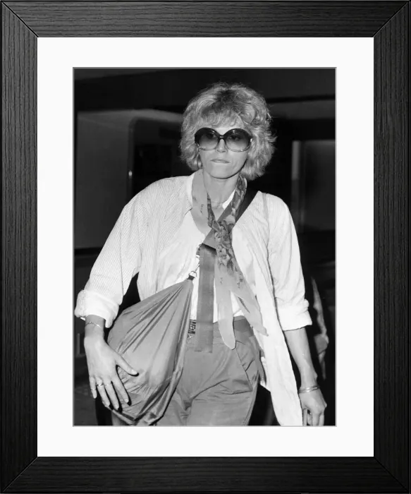 Framed Print : Joanna Lumley British actress 1977 Framed Print : Joanna Lumley British actress 1977