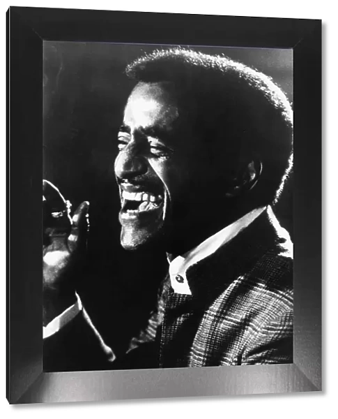 Sammy Davis Jnr American singer actor on stage 1971