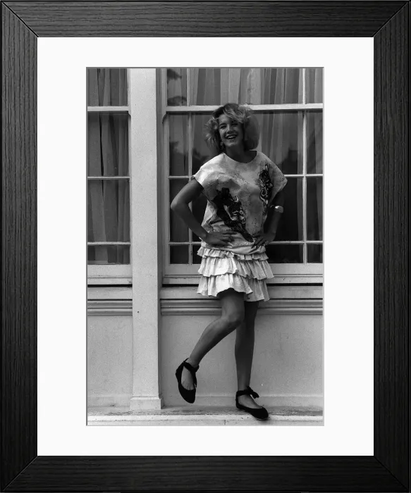 Framed Print : Emily Lloyd actress July 1987 Framed Print : Emily Lloyd actress July 1987