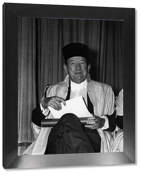 Noel Coward actor receives his honorary degree of Doctor of Letters at Sussex University