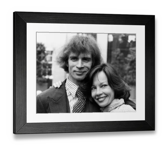 Framed Print : film Valentino stars Leslie Caron and Rudolf Nureyev 1977 Framed Print : film Valentino stars Leslie Caron and Rudolf Nureyev 1977