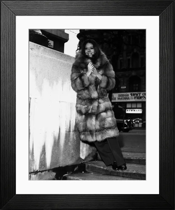 Framed Print : Actress Diana Rigg 1970 Framed Print : Actress Diana Rigg 1970
