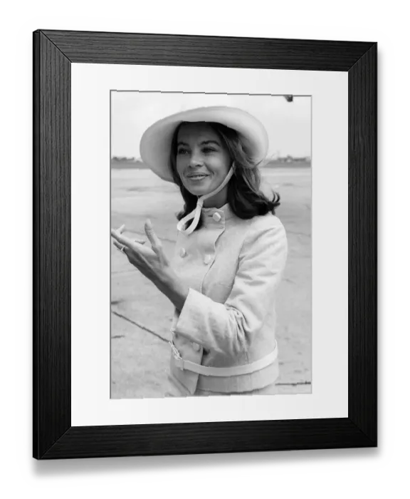 Framed Print : Leslie Caron French actress 1967 Framed Print : Leslie Caron French actress 1967