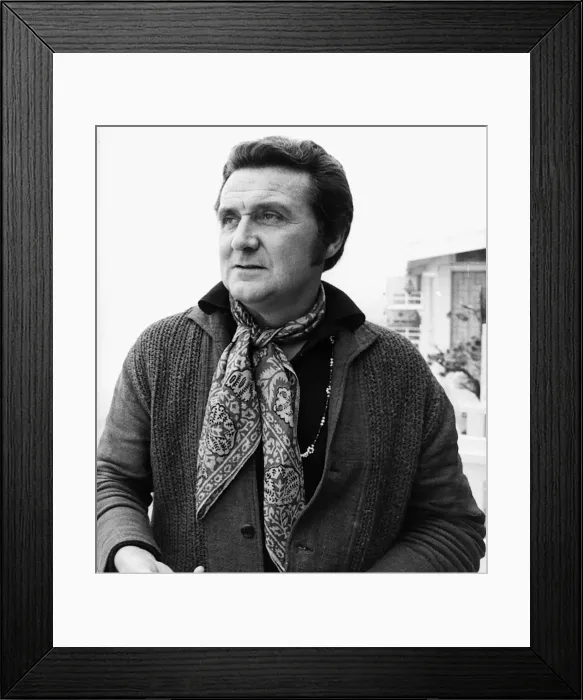 Framed Print : Patrick MacNee British actor 1970 Framed Print : Patrick MacNee British actor 1970