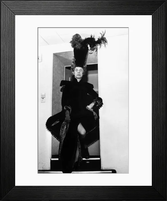 Framed Print : Russell Hunter Scottish actor in pantomime role 1973 Framed Print : Russell Hunter Scottish actor in pantomime role 1973