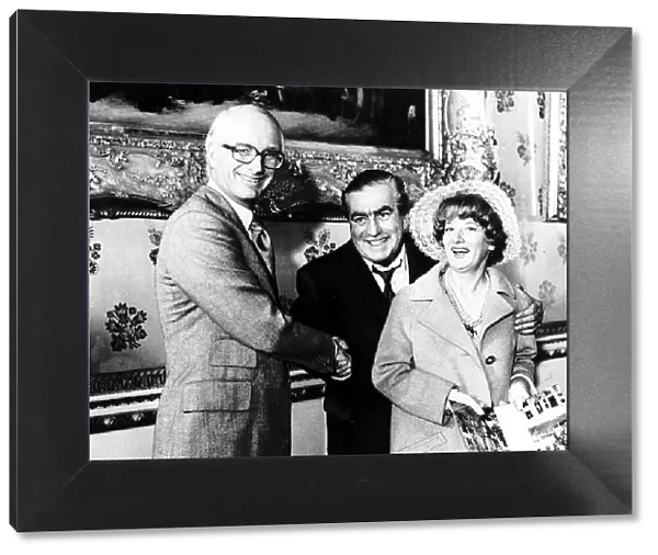 Actress Jean Alexander with actor Bernard Youens and Duke of Bedford