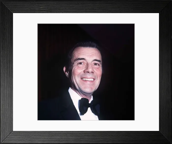 Framed Print : Dirk Bogarde Actor at Premiere of Kramer v Kramer March 1980