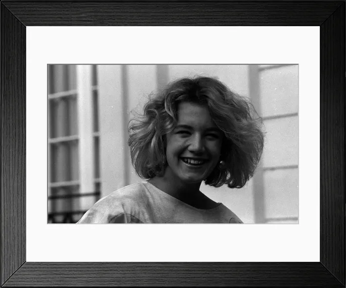Framed Print : Emily Lloyd actress July 1987