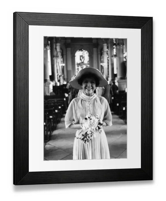 Framed Print : Actress Noele Gordon as Meg Richardson is married 1975 Crossroads TV Framed Print : Actress Noele Gordon as Meg Richardson is married 1975 Crossroads TV