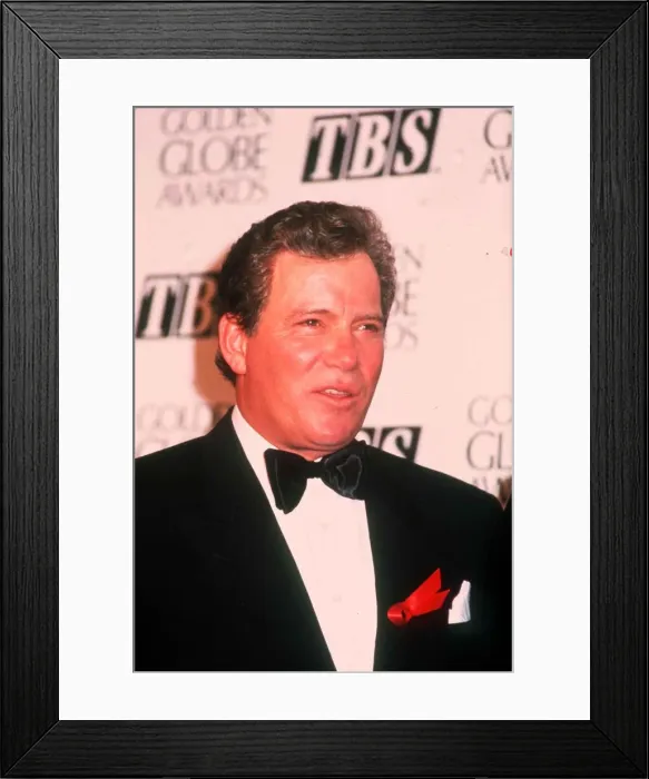Framed Print : William Shatner actor at Golden Globe Awards 1992 Framed Print : William Shatner actor at Golden Globe Awards 1992