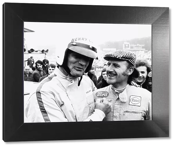 Graham Hill Sporting Champions race Brands Hatch checked cap MSI