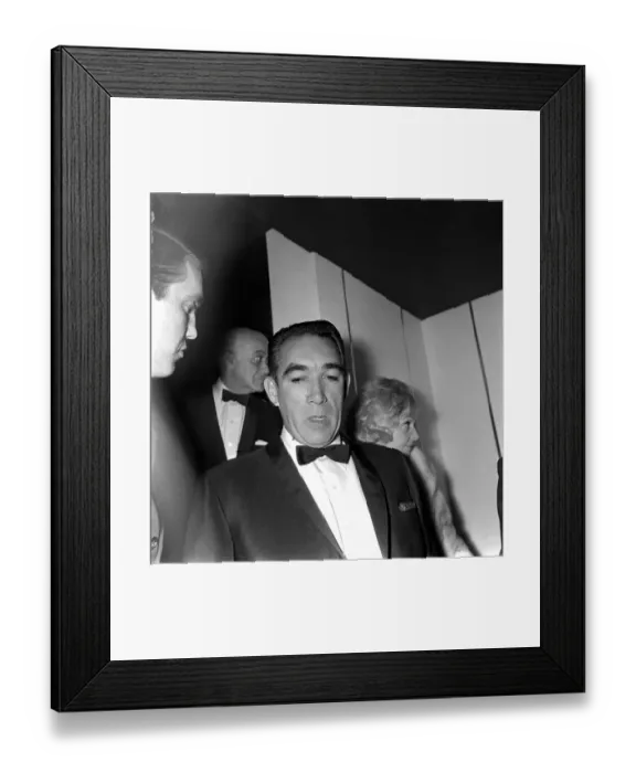 Framed Print : Anthony Quinn actor