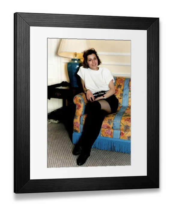 Framed Print : Natalya Negoda Russian Actress in June 1989