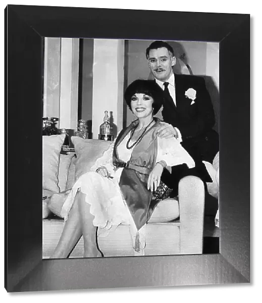 Joan Collins the actress acting in the play The Last Night of Mrs Cheyney at