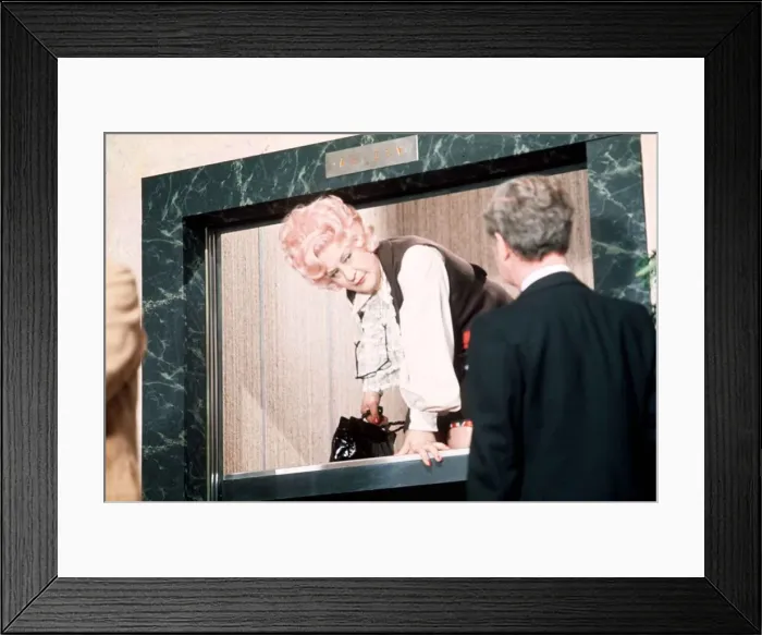 Framed Print : Films Are You Being Served Mollie Sugden actress playing the part of Mrs Slocombe