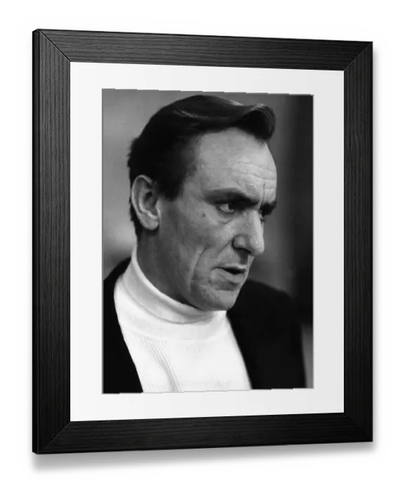 Framed Print : Eric Porter Actor who plays the part of Soames in The Forsyte Saga