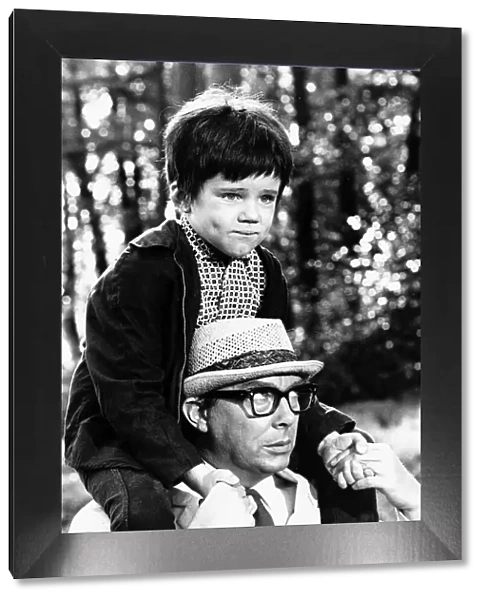 Eric Morecambe actor comedian with child actor Tyler Butterworth in the film '