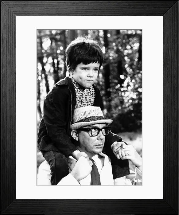 Framed Print : Eric Morecambe actor comedian with child actor Tyler Butterworth in the film Framed Print : Eric Morecambe actor comedian with child actor Tyler Butterworth in the film