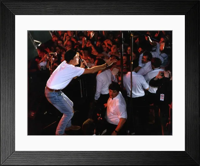 Framed Print : Jason Donovan actor / singer in concert Newcastle Framed Print : Jason Donovan actor / singer in concert Newcastle