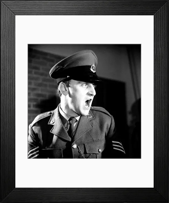 Framed Print : Actor John Thaw stars as Redcap in tv series 1966
