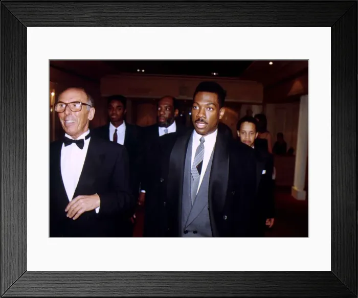 Framed Print : Eddie Murphy Actor Comedian at the Mirror / Videogram Association Awards October 1988 Framed Print : Eddie Murphy Actor Comedian at the Mirror / Videogram Association Awards October 1988