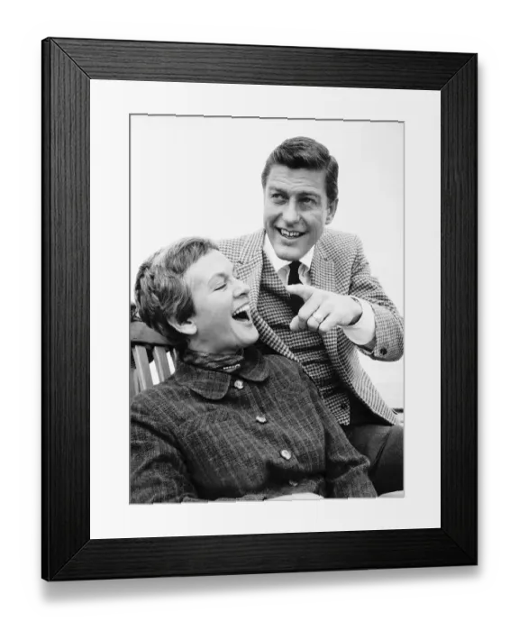 Framed Print : Dick Van Dyke American actor / Comedian arrived on the liner Bremen Framed Print : Dick Van Dyke American actor / Comedian arrived on the liner Bremen