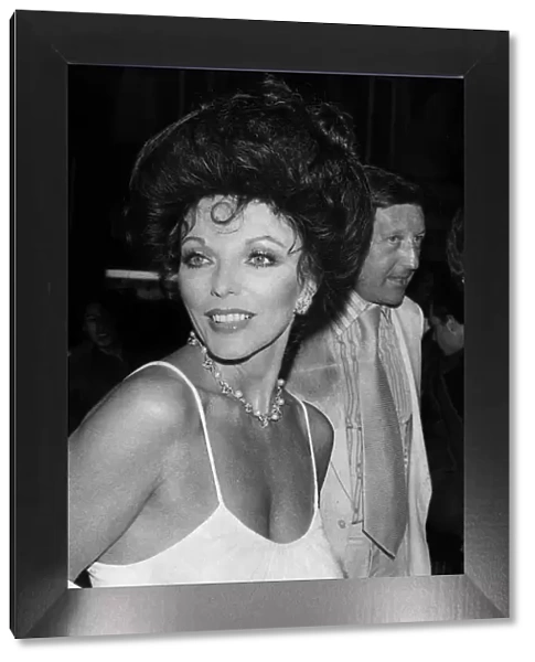 Joan Collins, actress, March 1984