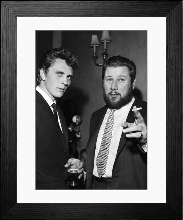 Framed Print : Terence Stamp Actor with Peter Ustinov