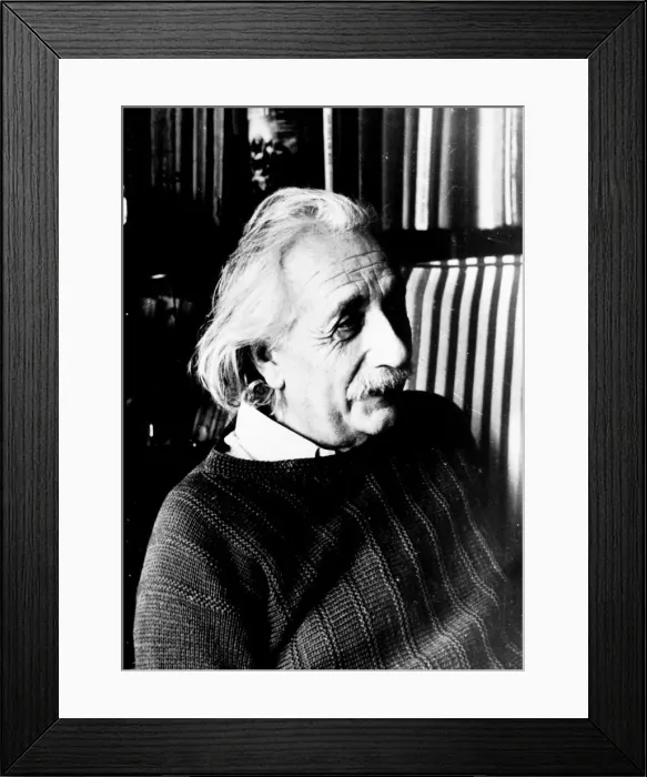 Framed Print : Professor Albert Einstein in his study at his home in Princeton, New Jersey Framed Print : Professor Albert Einstein in his study at his home in Princeton, New Jersey