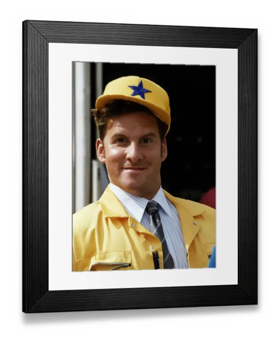 Framed Print : Chris Barrie Actor Comedian form Brittas Empire
