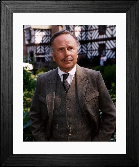 Framed Print : Edward Hardwicke Actor in edwardian three piece suit Framed Print : Edward Hardwicke Actor in edwardian three piece suit