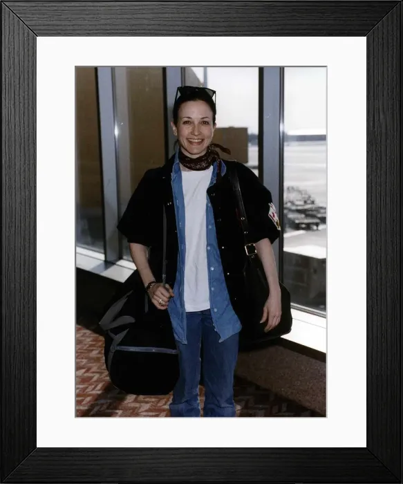 Framed Print : Bebe Neuwirth actress at Los Angeles Airport Framed Print : Bebe Neuwirth actress at Los Angeles Airport