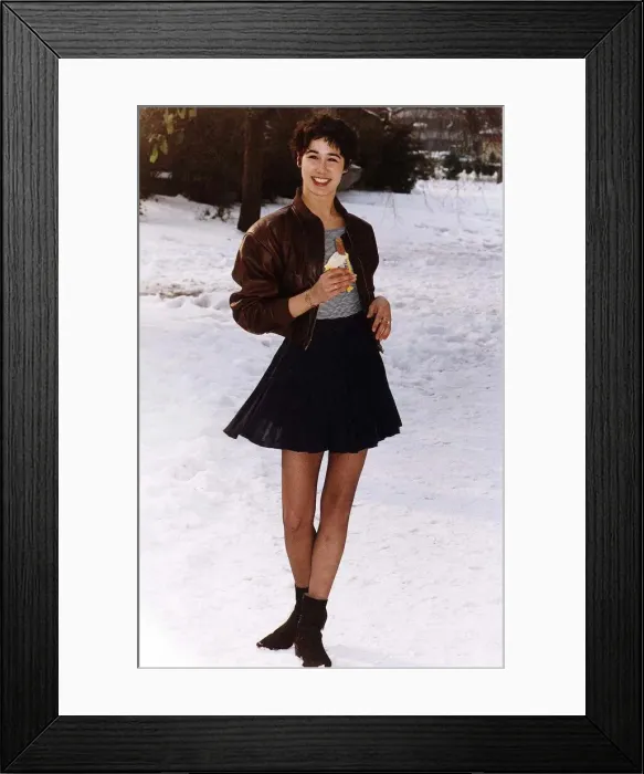 Framed Print : Rachel Brown Actress Model Who Is The New Cadburys Flake Girl