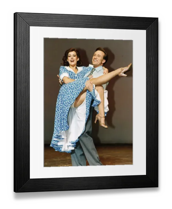 Framed Print : Ruthie Henshall Actress and co star Kirby Ward of the stage musical of George Gershwin Framed Print : Ruthie Henshall Actress and co star Kirby Ward of the stage musical of George Gershwin
