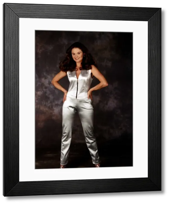 Framed Print : Julie Mullins Actress Who Starred In The TV Programme Neighbours Framed Print : Julie Mullins Actress Who Starred In The TV Programme Neighbours