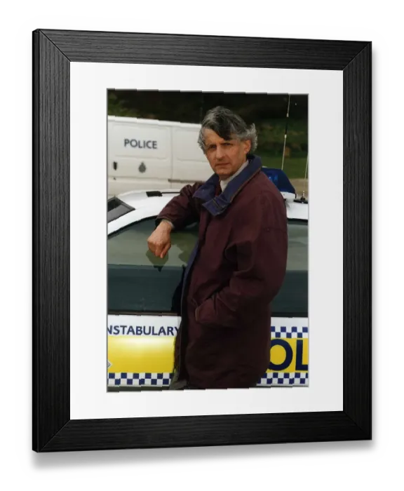 Framed Print : Jack Shepherd actor stars in Wycliffe