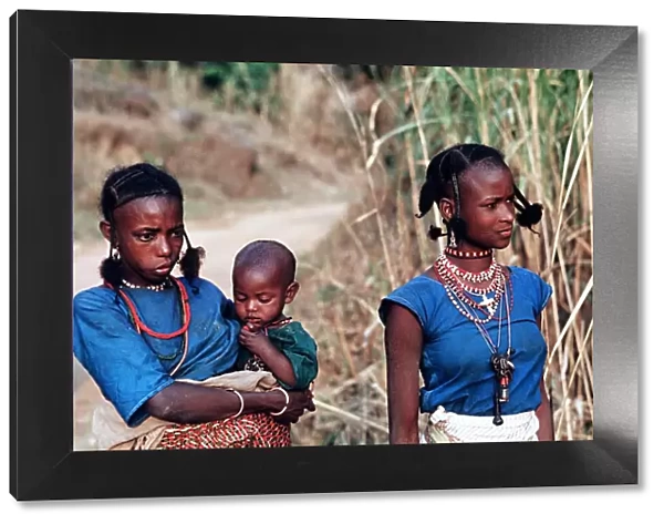 Fulani Women with young child Cameroon