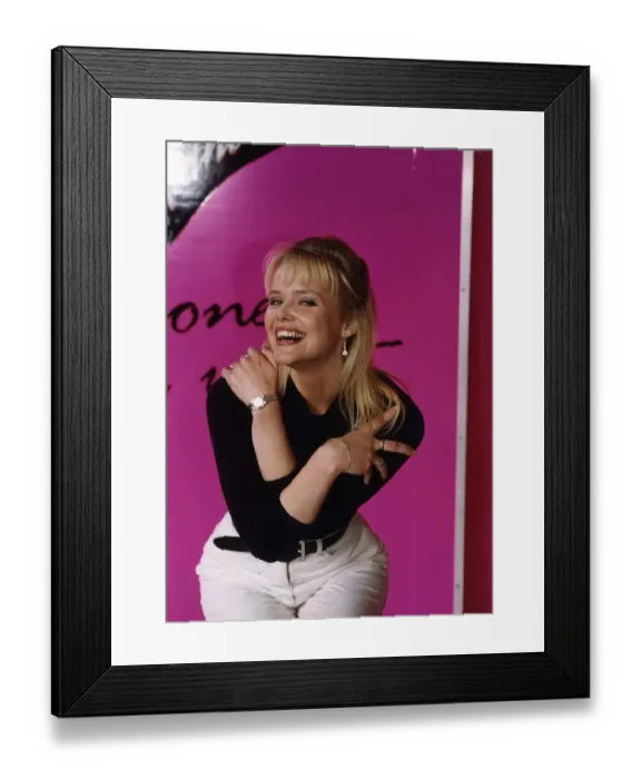 Framed Print : Tina Francis Actress Auditioned for the part of Sandy in the remake of Grease