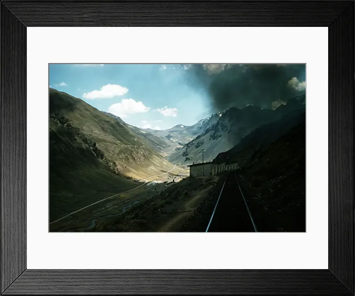 Framed Print : View from the Central Railway of Peru between Lima and Tiglio Framed Print : View from the Central Railway of Peru between Lima and Tiglio