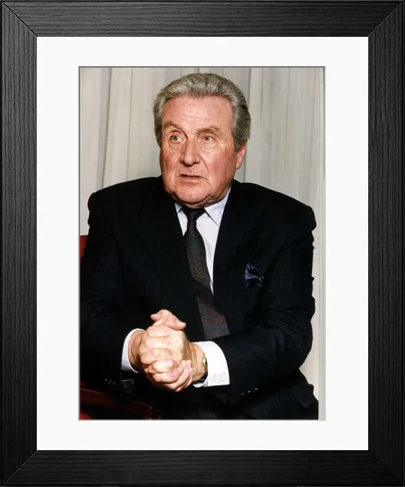 Framed Print : Patrick Macnee Actor from the TV Programme The Avengers Framed Print : Patrick Macnee Actor from the TV Programme The Avengers