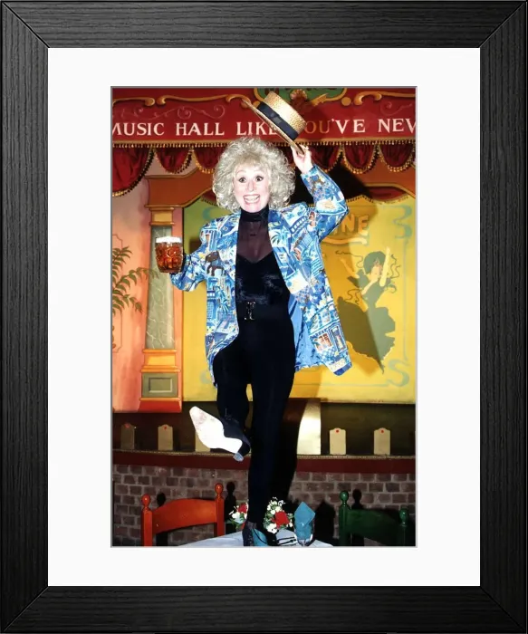 Framed Print : Barbara Windsor Actress who is best known for her characters in the Carry On Films Framed Print : Barbara Windsor Actress who is best known for her characters in the Carry On Films