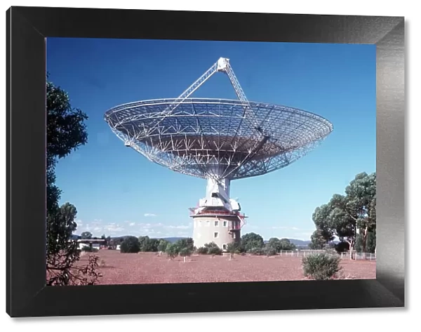 Radio telescope at Parkes New South Wales Australia