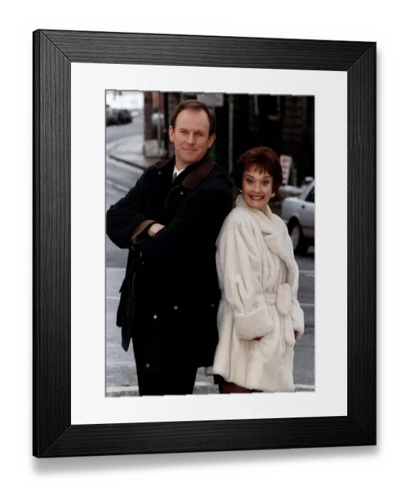 Framed Print : Peter Davison Actor and Nicola Pagett co-star in BBC Comedy Ain t Misbehavin Framed Print : Peter Davison Actor and Nicola Pagett co-star in BBC Comedy Ain t Misbehavin