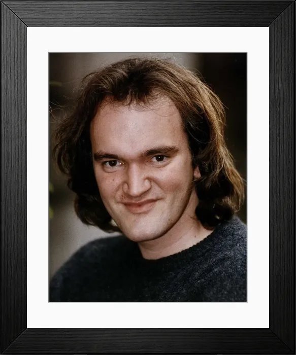 Framed Print : Quentin Tarrantino film producer and actor
