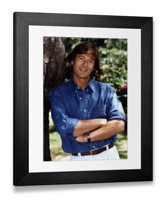 Framed Print : Nigel Havers actor at his Kensington home Framed Print : Nigel Havers actor at his Kensington home