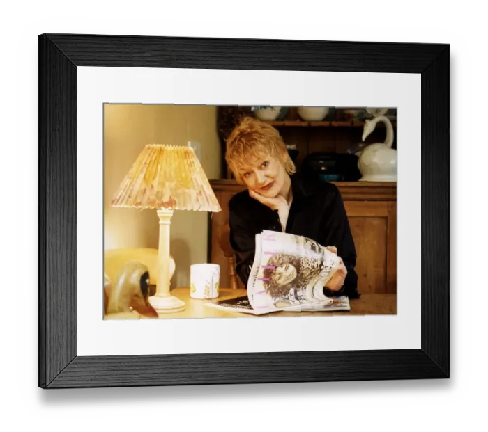 Framed Print : Stella Hughes mother of actress Emily Lloyd