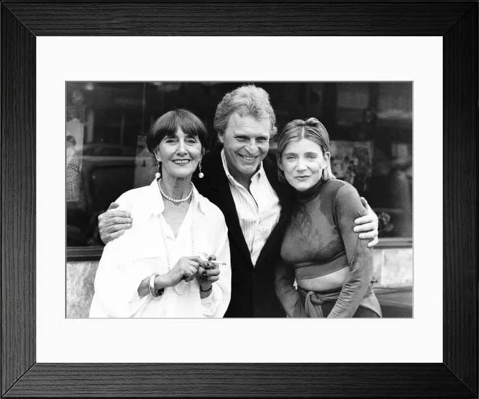 Framed Print : Michelle Collins Actress With Peter Dean And June Brown Who Once Starred In The TV Framed Print : Michelle Collins Actress With Peter Dean And June Brown Who Once Starred In The TV